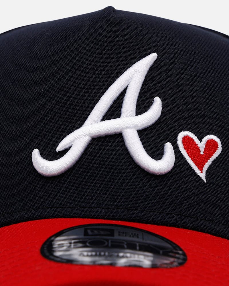Atlanta Braves 'Team Color Hearts' 9FORTY A-Frame Snapback