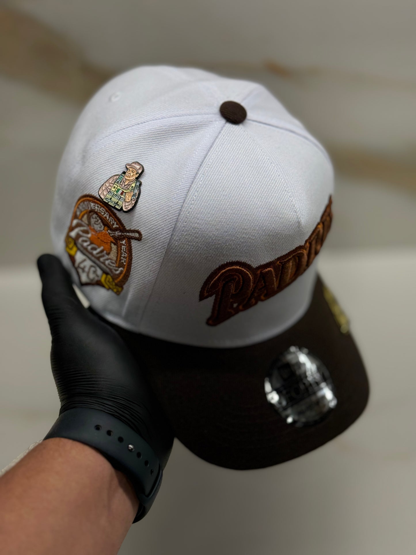 Gorra New Era 9Forty A-Frame MLB San Diego Padres 40.º aniversario