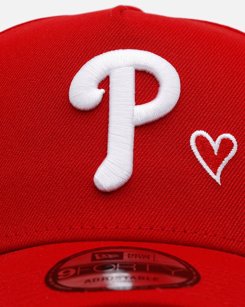 Philadelphia Phillies 'Team Color Hearts' 9FORTY A-Frame Snapback