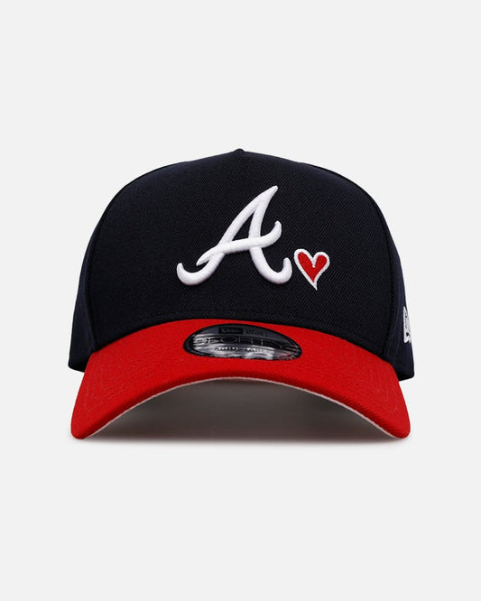 Atlanta Braves 'Team Color Hearts' 9FORTY A-Frame Snapback