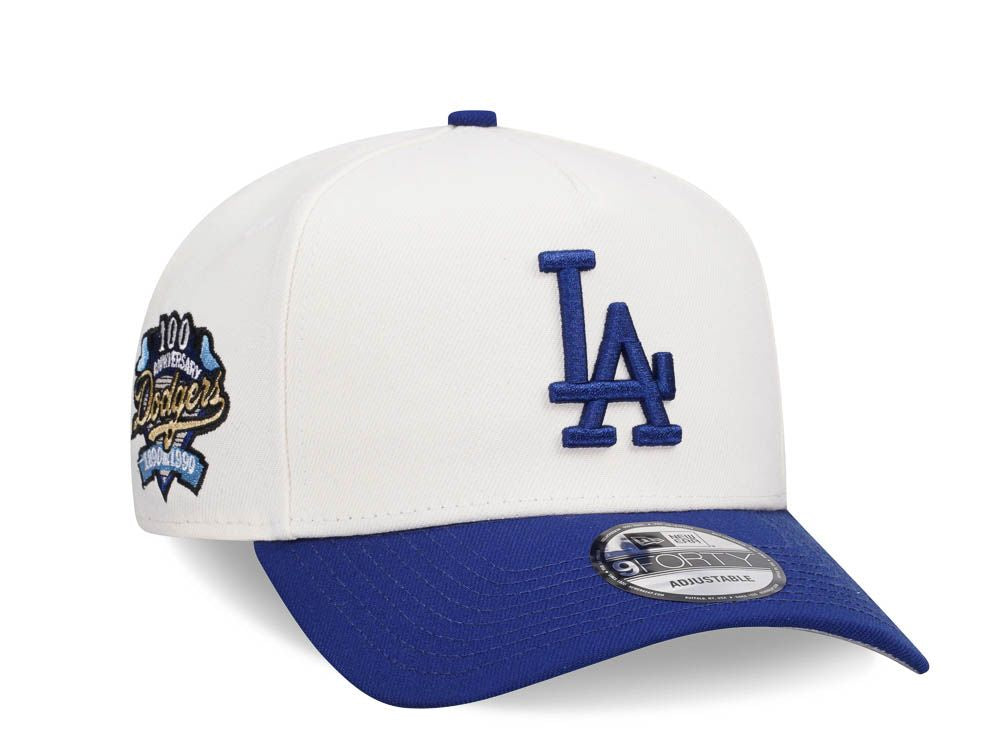 New Era 9Forty A-Frame MLB LA Dodgers 100th Anniversary Cap