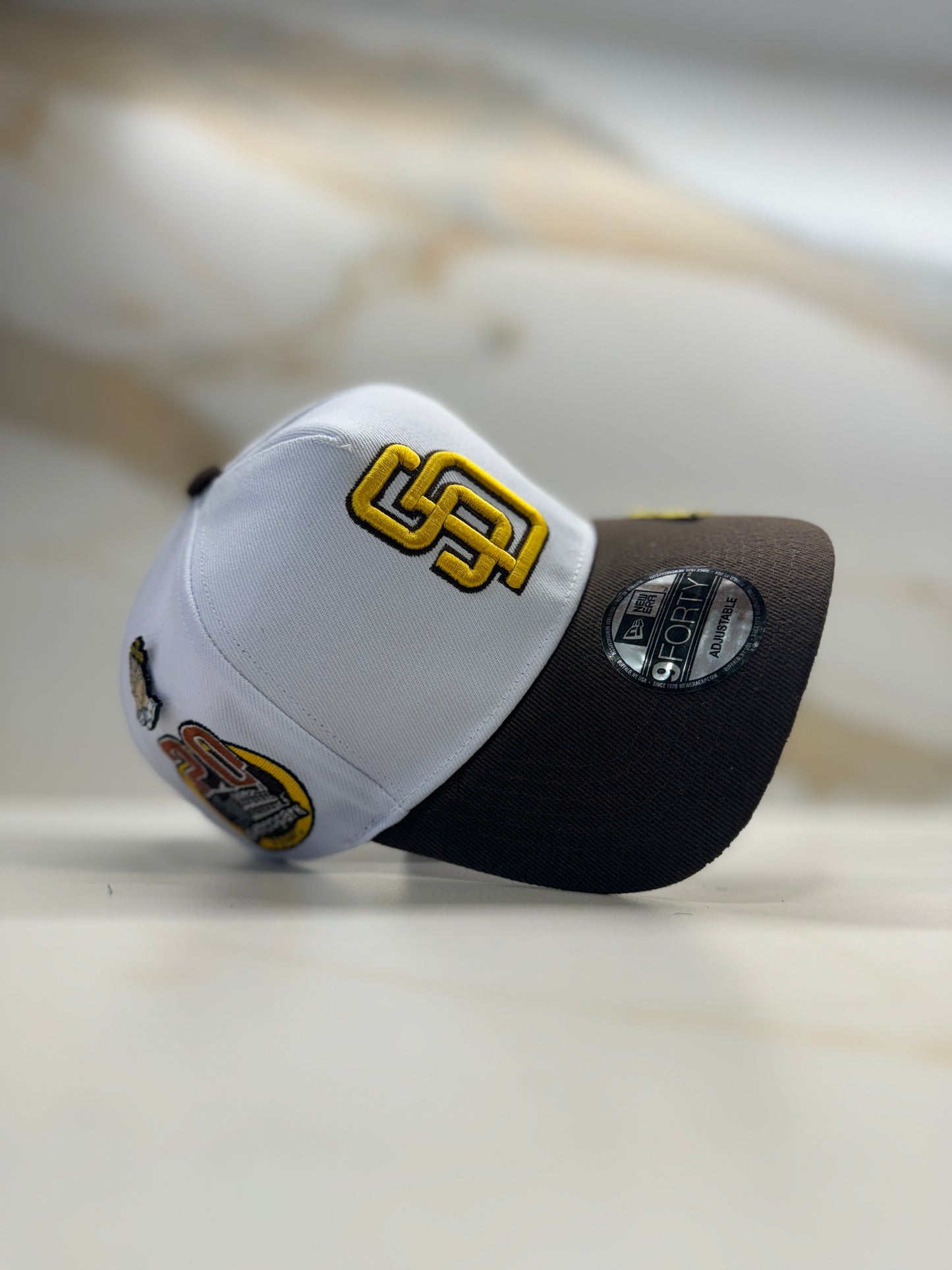 Gorra New Era 9Forty A-Frame MLB San Diego 20.º aniversario