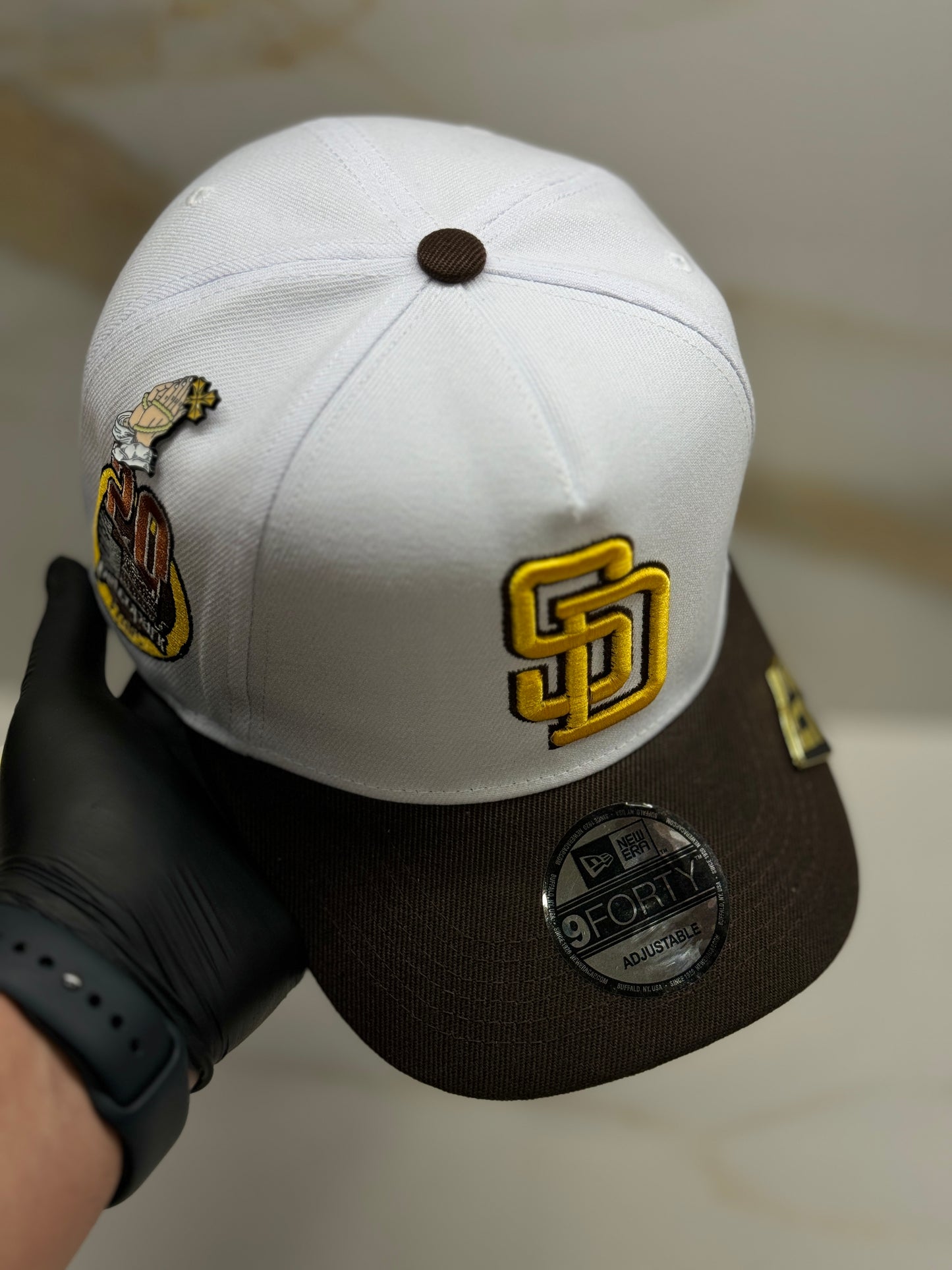 Gorra New Era 9Forty A-Frame MLB San Diego 20.º aniversario