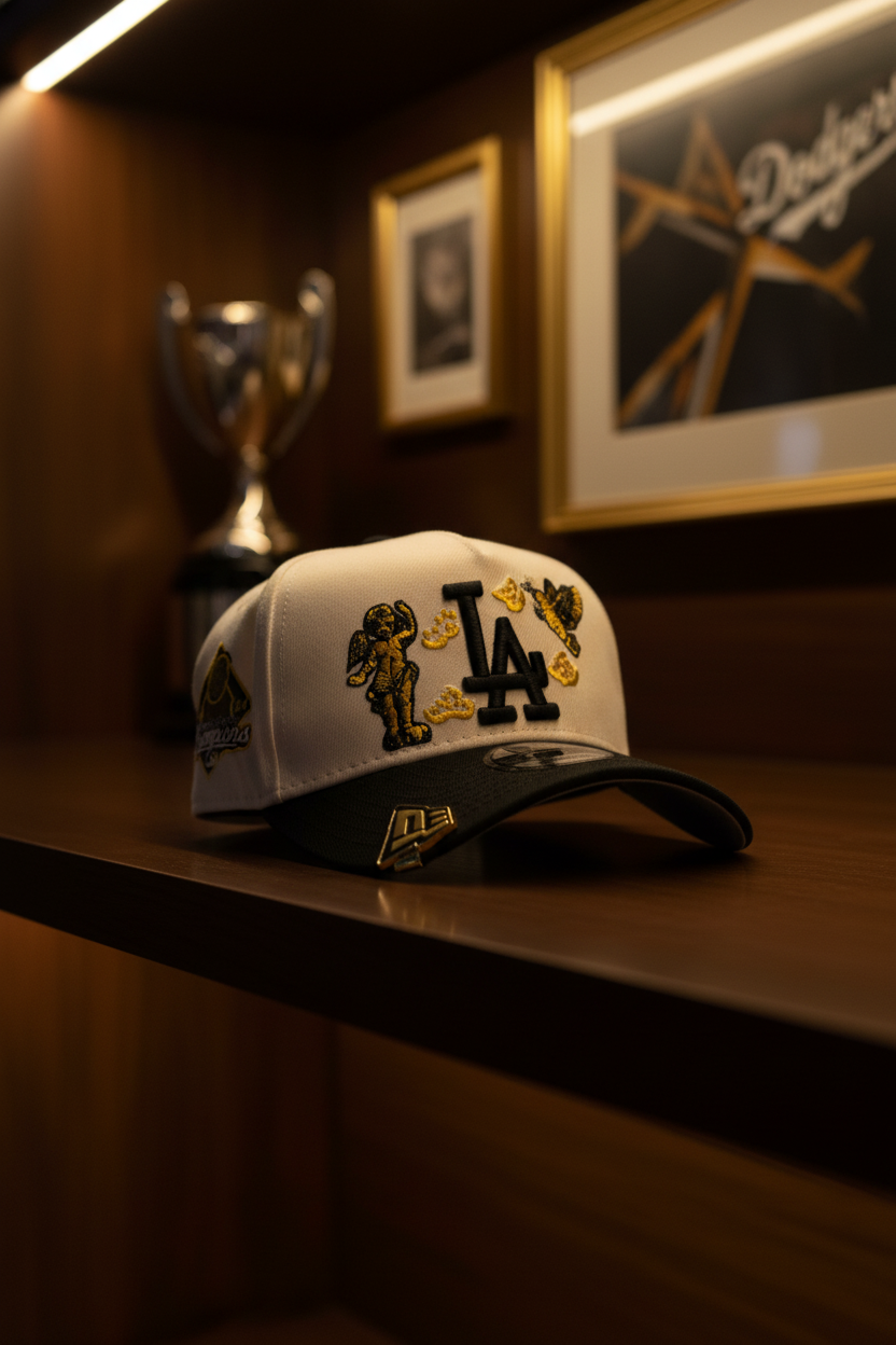 New Era 9Forty A-Frame MLB LA Dodgers Yankees "HEAVENLY CITY" Edition Cap