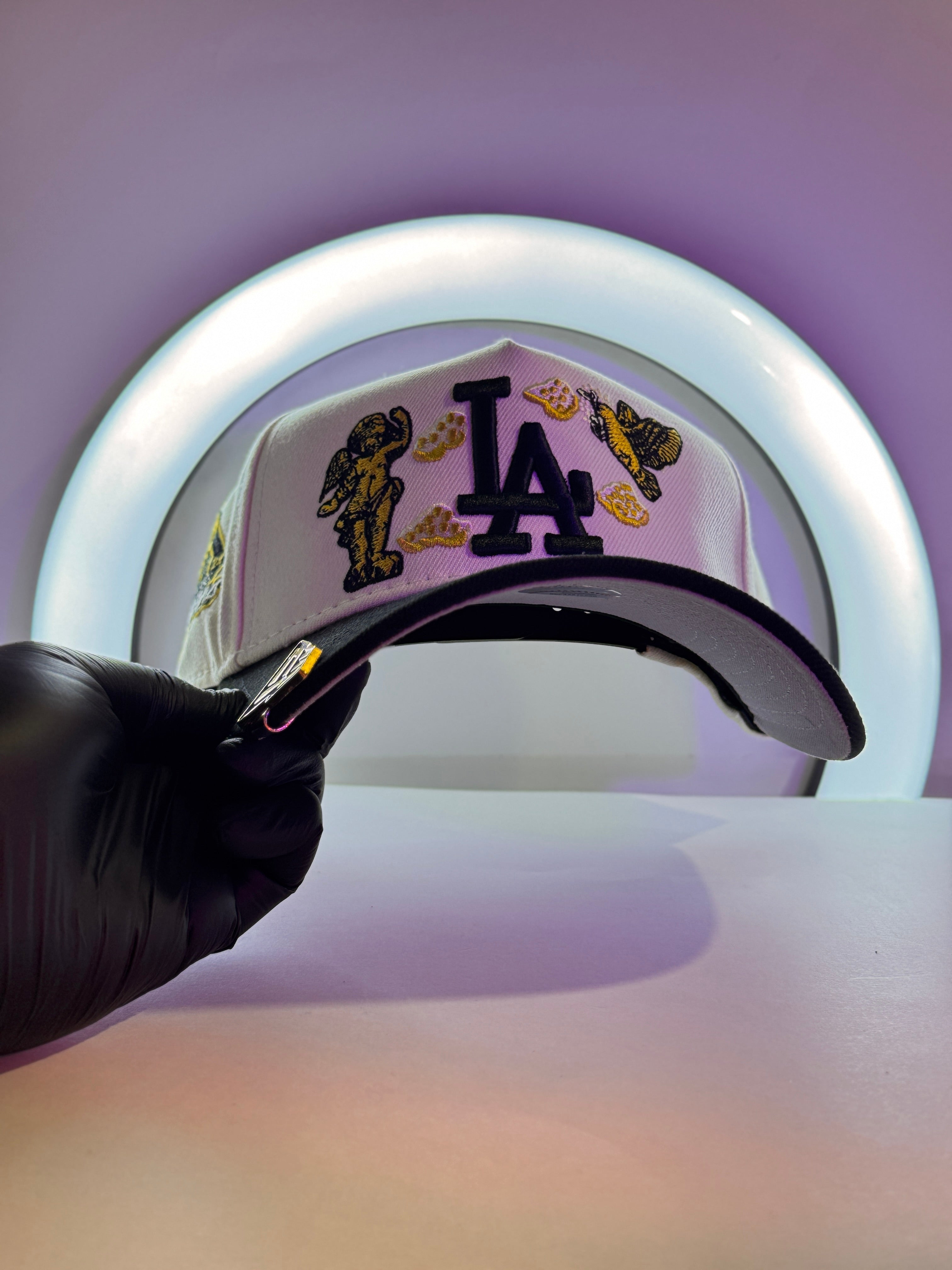 New Era 9Forty A-Frame MLB LA Dodgers Yankees "HEAVENLY CITY" Edition Cap