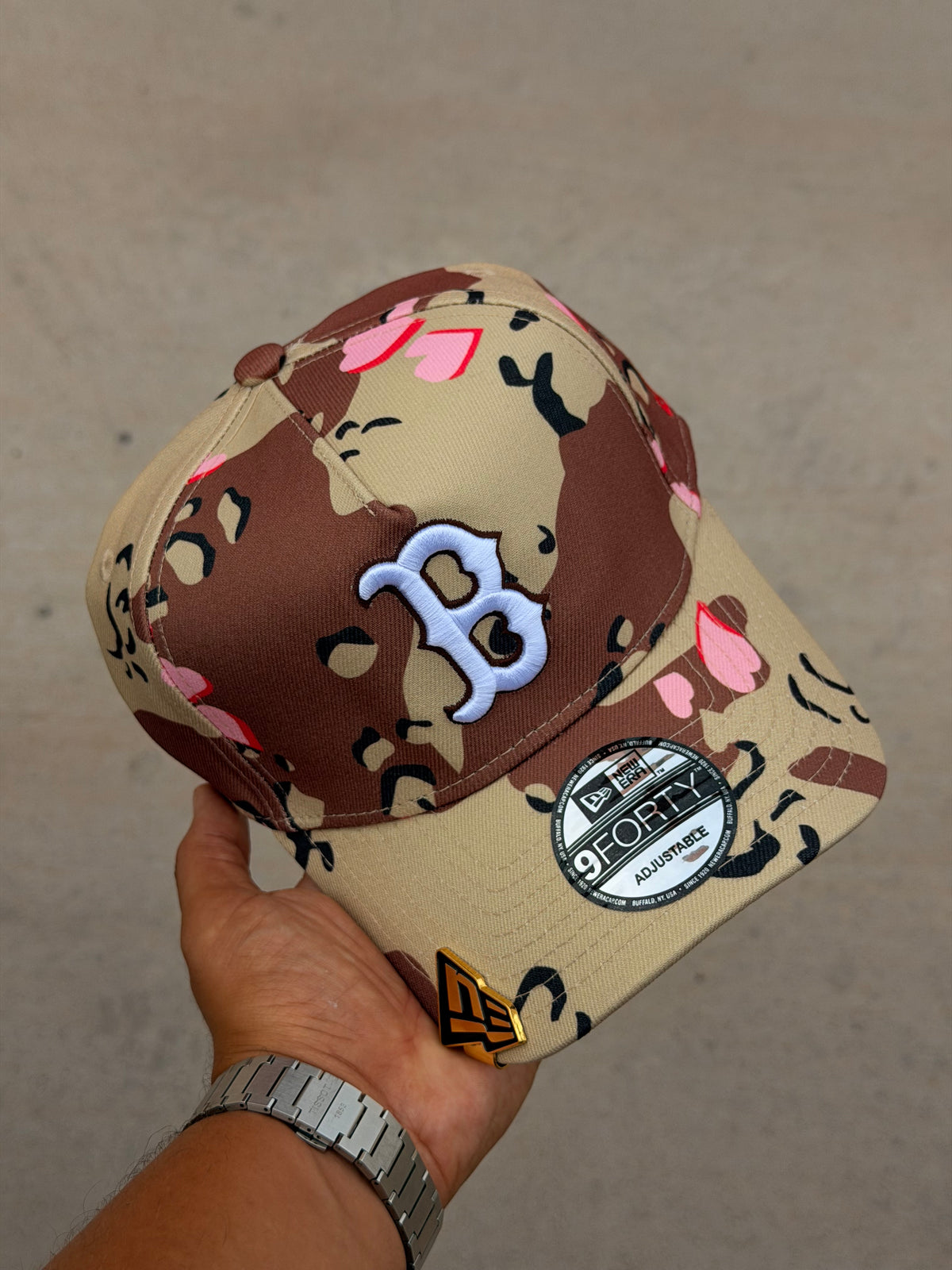 New Era 9Forty A-Frame MLB Boston Red Sox Camo Cap