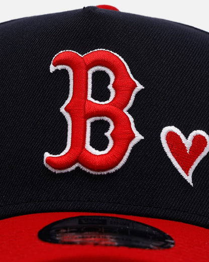 Boston Red Sox 'Team Color Hearts' 9FORTY A-Frame Snapback