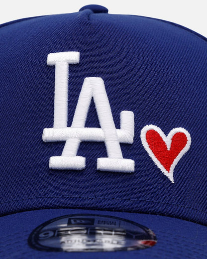 Los Angeles Dodgers 'Team Color Hearts' 9FORTY A-Frame Snapback