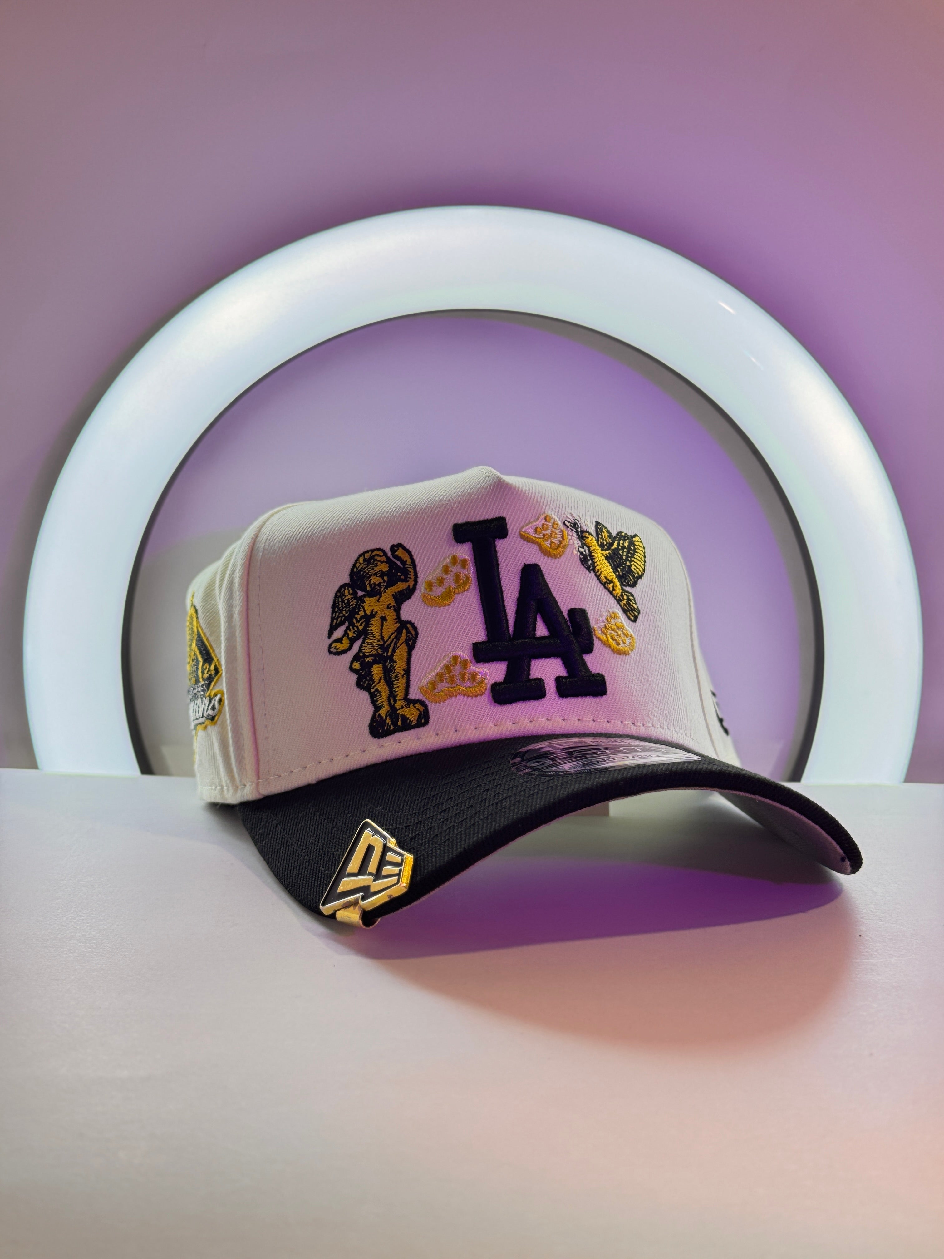 New Era 9Forty A-Frame MLB LA Dodgers Yankees "HEAVENLY CITY" Edition Cap