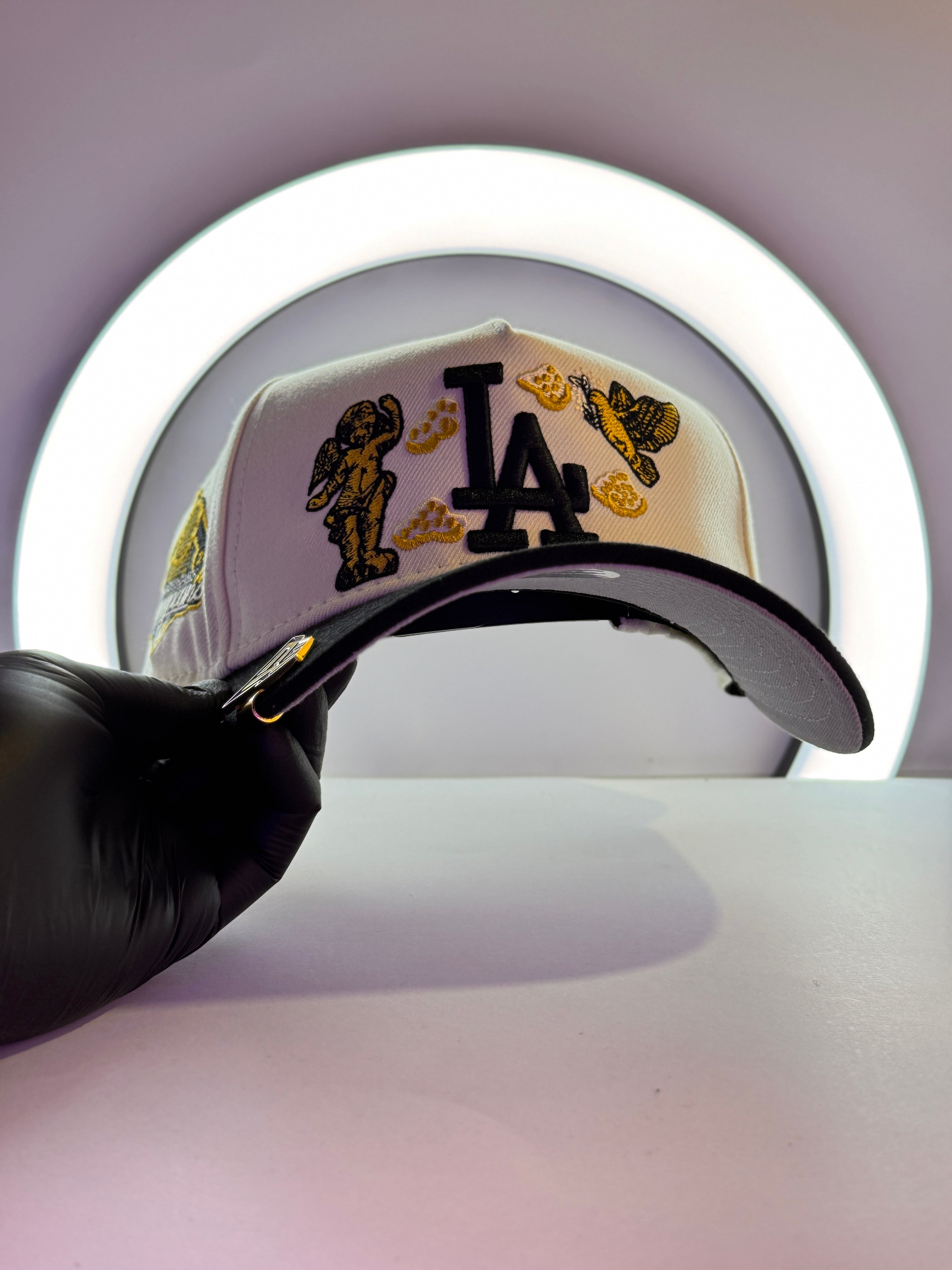 New Era 9Forty A-Frame MLB LA Dodgers Yankees "HEAVENLY CITY" Edition Cap